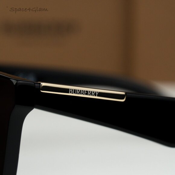 BRAND NEW Burberry BE2409 3001 Black Demo Square Unisex Eyeglasses BE 2409 main image 5